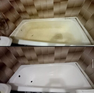 Наши работы. До и после. Реставрация ванн Реставрация ванн